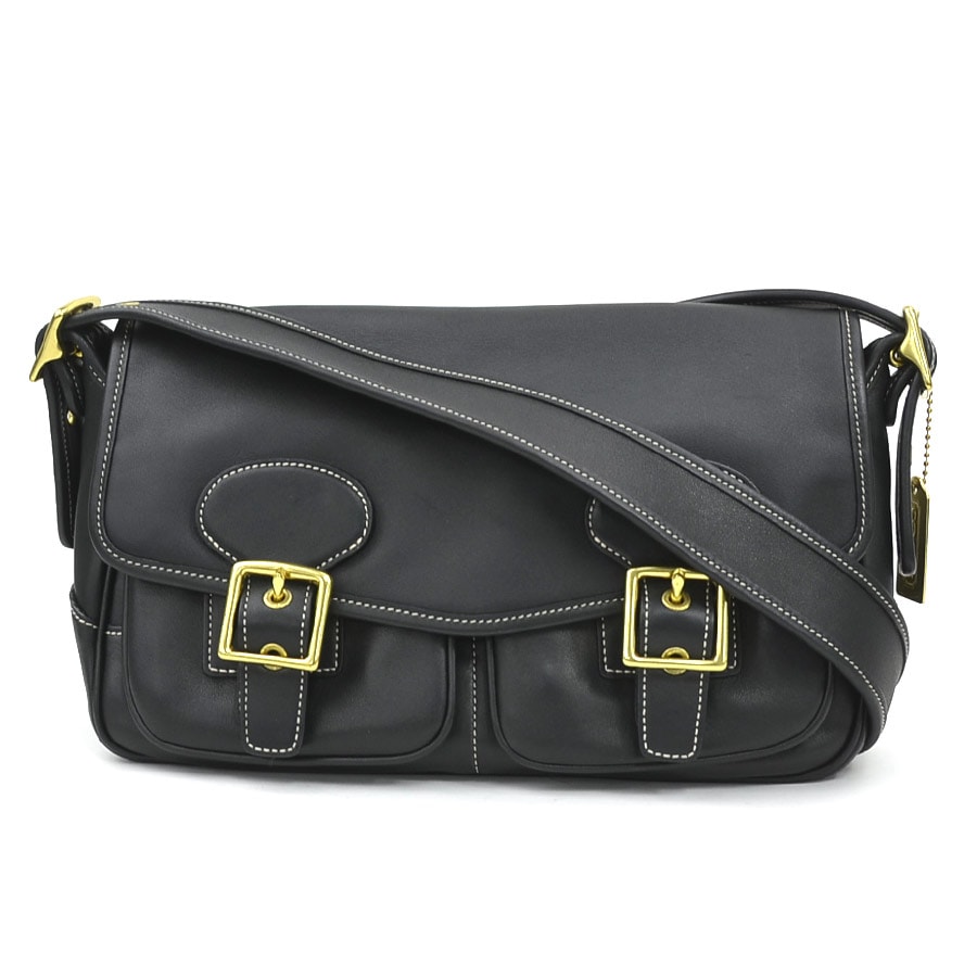 【新品・未使用品】COACH 黒 レザー ショルダーバッグ COACH ショルダーバッグ バッグ ソフト エンパイア キャリー