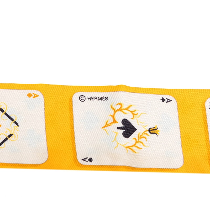 C (やや傷や汚れあり)】エルメス ツイリー Jeu De Cartes ジュード C (やや傷や汚れあり)】エルメス ツイリー Jeu De Cartes ジュード