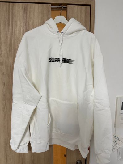 Supreme Motion Logo Hooded Sweatshirt "White" (23SS)