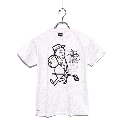 STUSSY BABY Clendar Tee gray