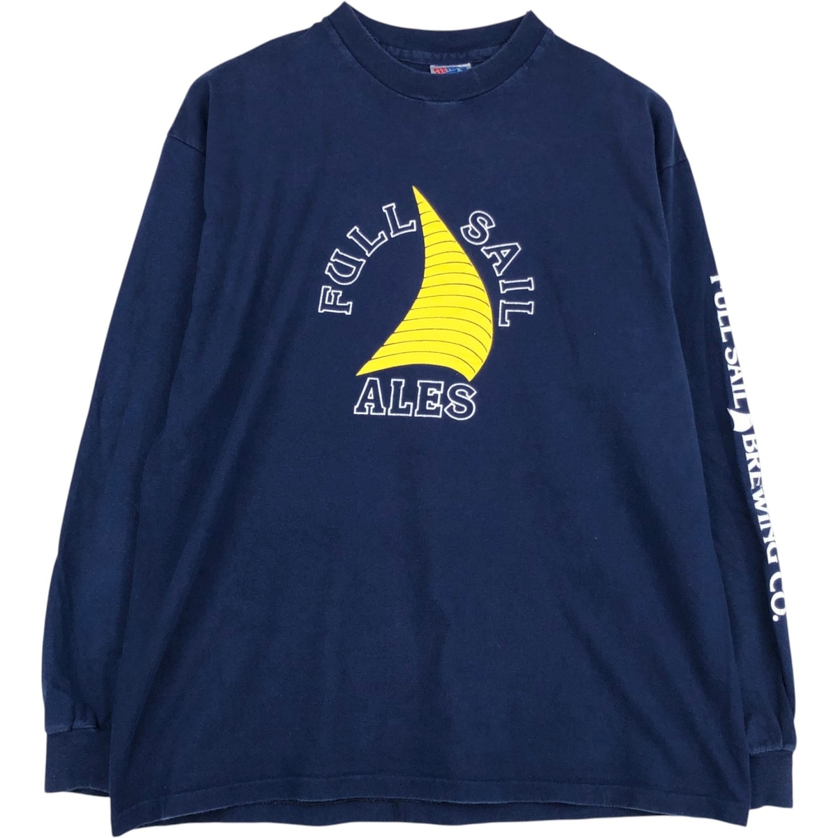 古着 90年代 ヘインズ Hanes BEEFY-T Full Sail Brewing アドバタイジング ロングTシャツ ロンT USA製 メンズXL相当 ヴィンテージ/eaa647470