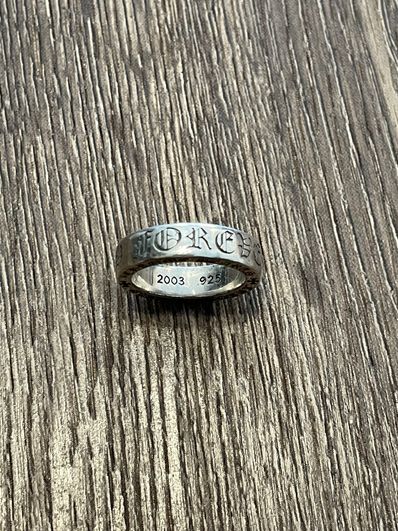 Chrome Hearts Spacer Ring 6mm CH Forever (US7.5-US13) "Silver"