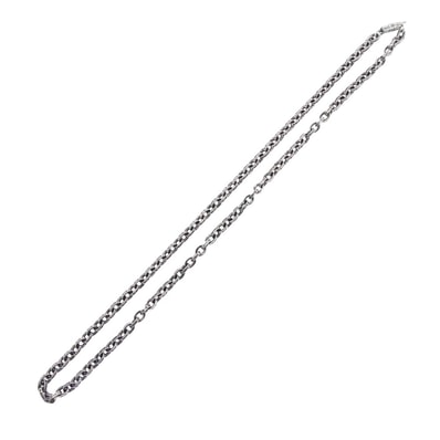 CHROME HEARTS クロムハーツ(原本無) ネックレス 20inch PAPER CHAIN ペーパーチェーン 20インチ ネックレス シルバー系【美品】【中古】