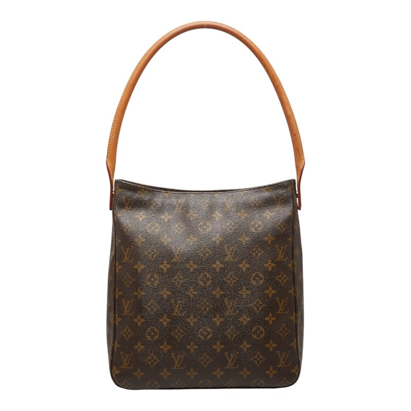 ルイ ヴィトン モノグラム ルーピングGM ワンショルダーバッグ ハンドバッグ M51145 ブラウン PVC レザー レディース LOUIS VUITTON 【中古】