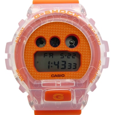 CASIO G-SHOCK カシオ ジーショック 時計 DW-6900GL-4JR Lucky Drop ラッキードロップ クォーツ 腕時計 ウォッチ オレンジ系【中古】
