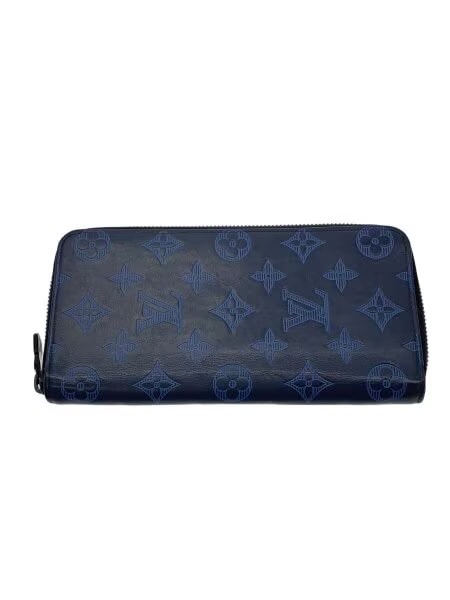Louis Vuitton Zippy Wallet Vertical Monogram Shadow "Navy Blue"
