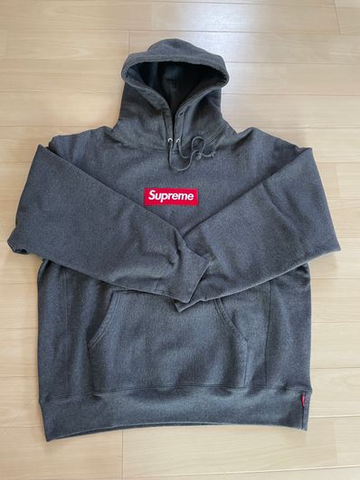 Supreme Box Logo Hooded Sweatshirt "Charcoal" (21FW)