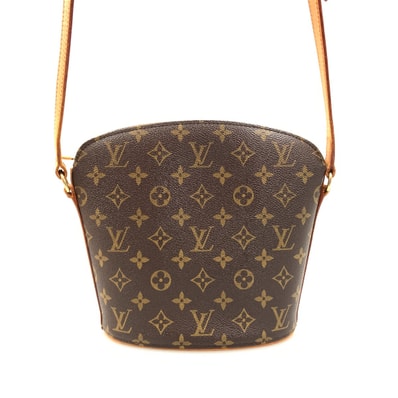〇〇LOUIS VUITTON ルイヴィトン モノグラム ドルーオ ショルダーバッグ M51290 ブラウン