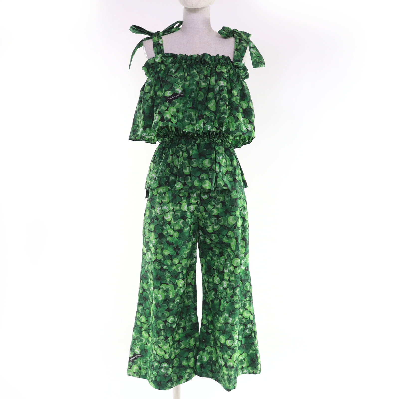 未使用品 ドルチェ&ガッバーナ セットアップ グリーン レディース 36