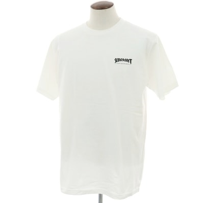 【中古】シュプリーム Supreme 2024年秋冬 Thrasher Cross Tee コットン 半袖Tシャツ ホワイト【サイズL】【メンズ】