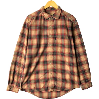 古着 90年代 グラミチ GRAMICCI 長袖 ライトネルチェックシャツ USA製 メンズL相当 ヴィンテージ/eaa594767
