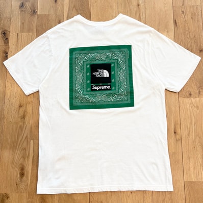 Supreme x The North Face Bandana Tee "White"