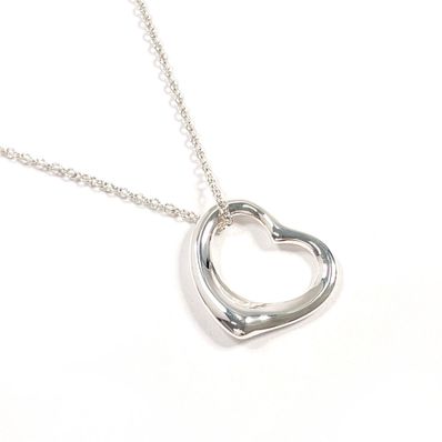 ティファニー ネックレス オープンハート エルサペレッティ シルバー