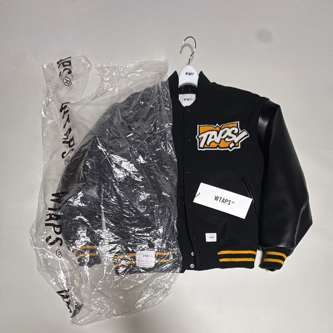 Wtaps New Year's Limited Varsity Jacket Wool. Melton. Toon! "Black"