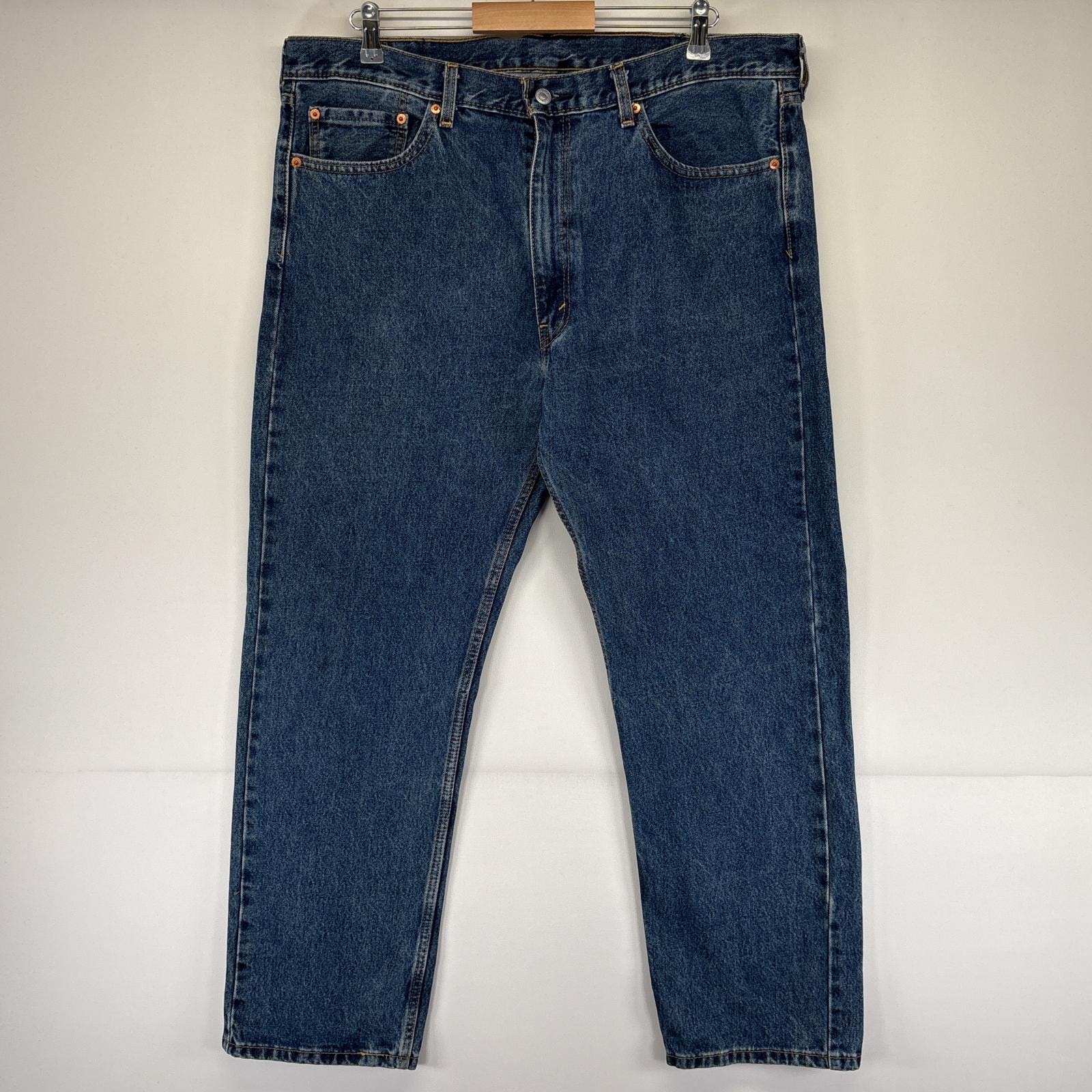 古着 リーバイス Levi's デニムパンツ 505 ストレート ジーンズ ジーパン 5ポケット 長ズボン 大きいサイズ w40 L30  ブルー メンズ