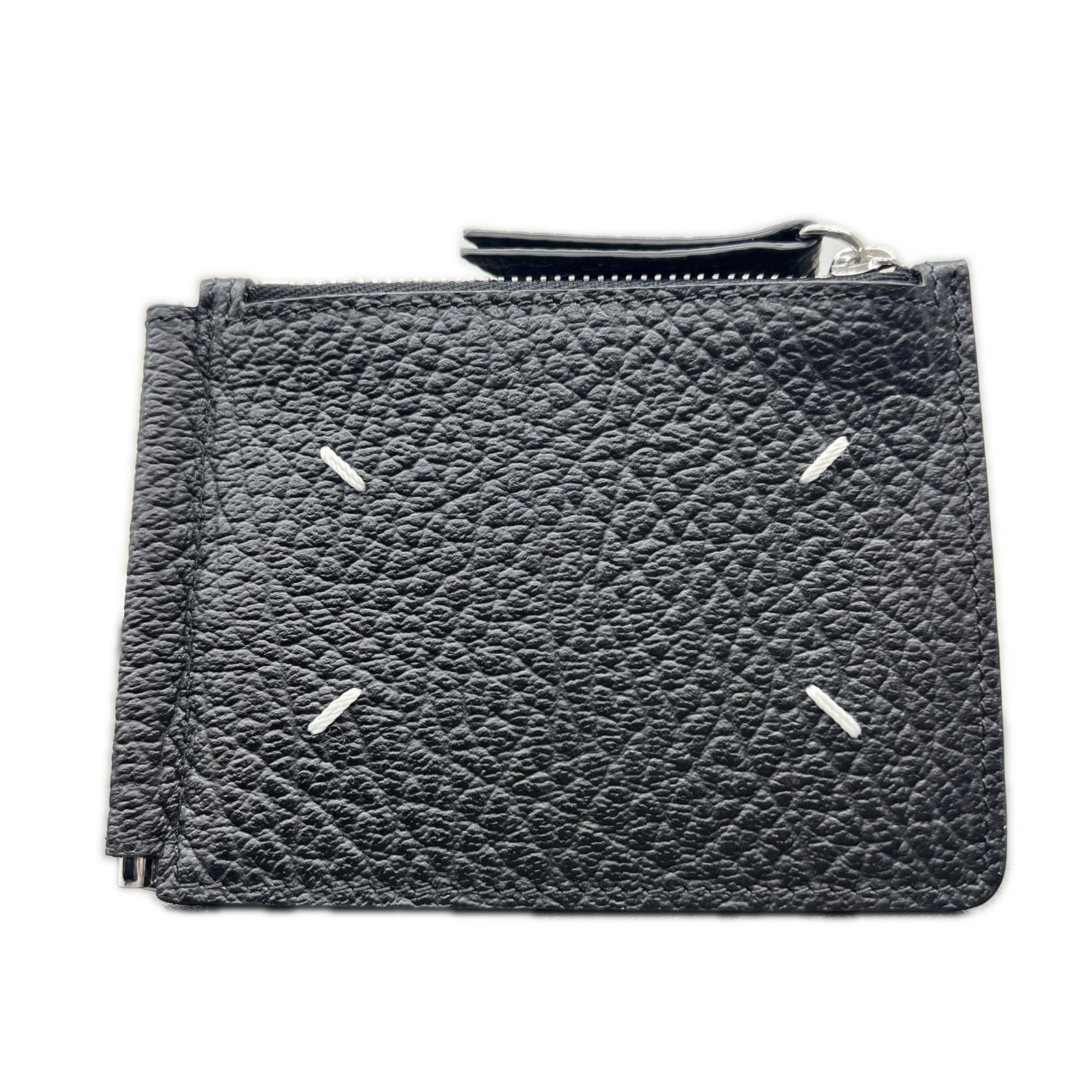 Maison Margiela 展示品級 美品 メゾンマルジェラ 4ステッチ WALLET SLIM 2 PINCER 二つ折り財布 コンパクトウォレット マネークリップ SA1UI0022 レザー 2024年 SAランク 中古 鑑定済