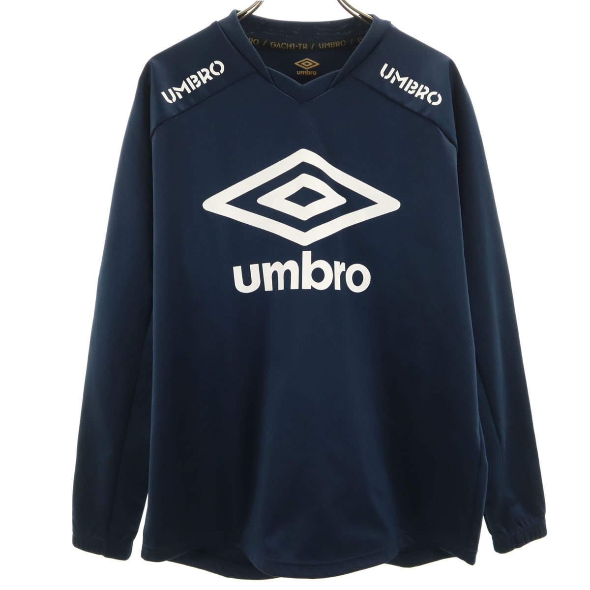 umbro アンブロ トレーニング 長袖 ドライシェル ウェア S ネイビー