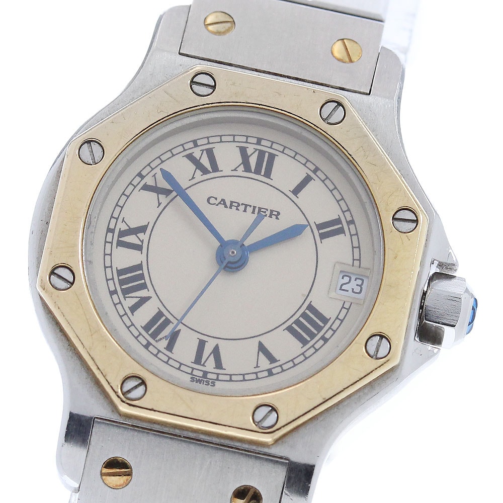 カルティエ サントスオクタゴンSM W2001683 レディース 【中古】