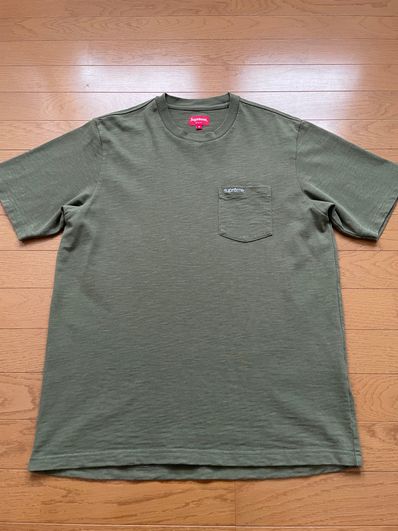 Supreme S/S Pocket Tee "Olive"(21SS)