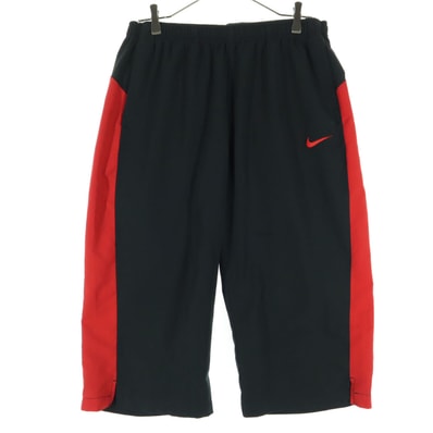 美品 NIKE ナイキ スウッシュ ハーフ トラックパンツ XL ブラック