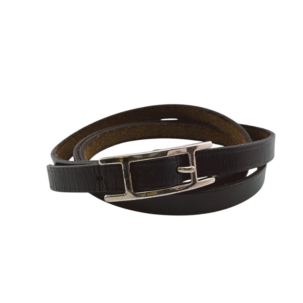 エルメス HERMES ブレスレット アピ3 ブラック