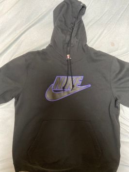 Supreme / Nike® Leather Appliqué Hooded Sweatshirt