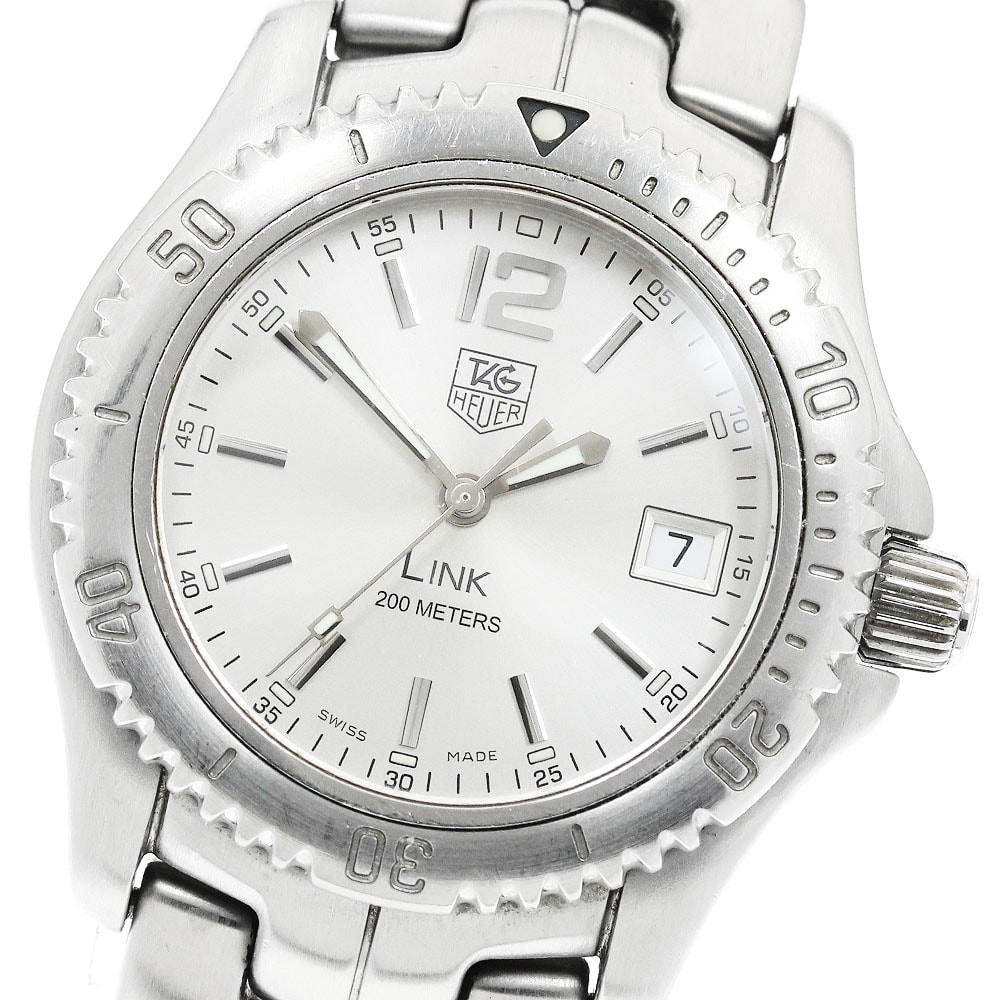 タグホイヤー リンク デイト WT1212-0 クォーツ メンズ 【中古】