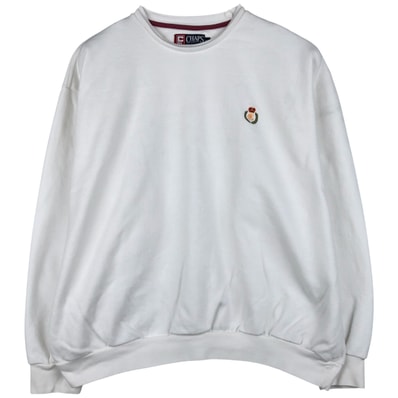 古着 ラルフローレン Ralph Lauren CHAPS チャップス ヘリンボーン ワンポイントロゴスウェットシャツ トレーナー メンズXL相当/eaa605176