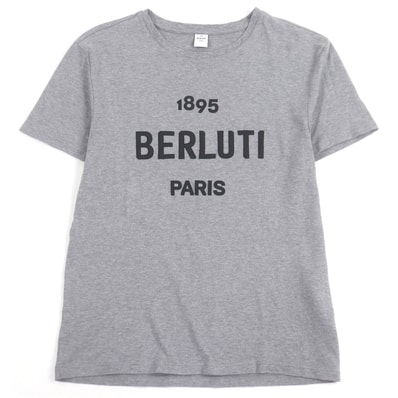 極美品 ベルルッティ 半袖Tシャツ グレー メンズ XS