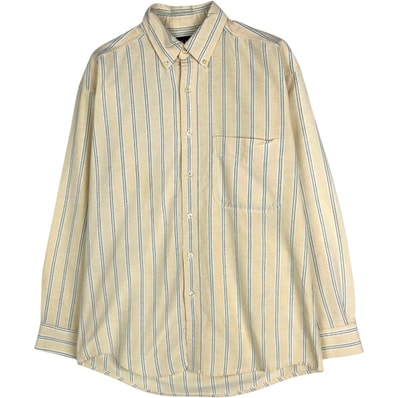 古着 90年代 ギャップ GAP オールドギャップ 長袖 コットンストライプシャツ メンズS相当 ヴィンテージ/eaa677044