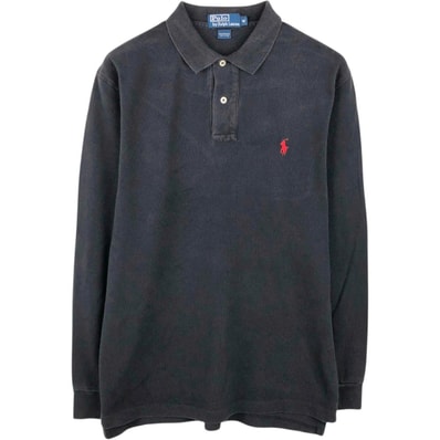 古着 ラルフローレン Ralph Lauren POLO by Ralph Lauren 長袖 ポロシャツ メンズM相当/eaa667624