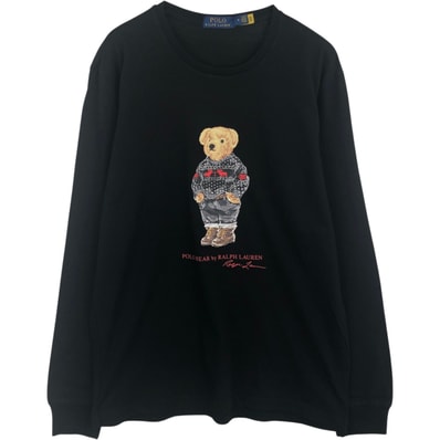 古着 ラルフローレン Ralph Lauren POLO RALPH LAUREN ポロベア ロングTシャツ ロンT メンズM相当/eaa631358