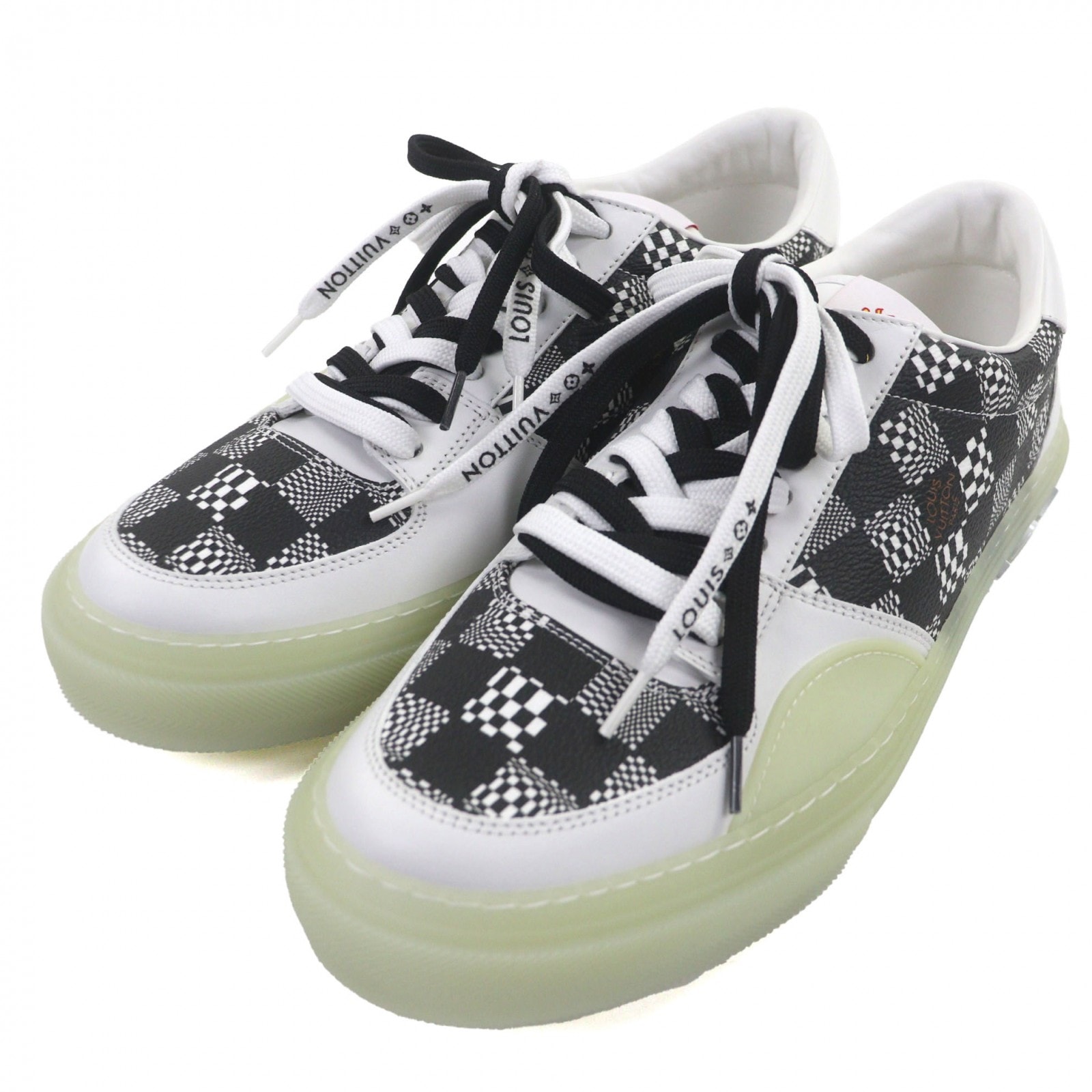 未使用品 ルイヴィトン ローカットスニーカー ホワイト メンズ 7.5