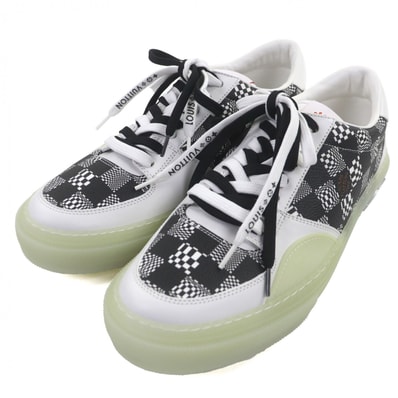 未使用品 ルイヴィトン ローカットスニーカー ホワイト メンズ 7.5