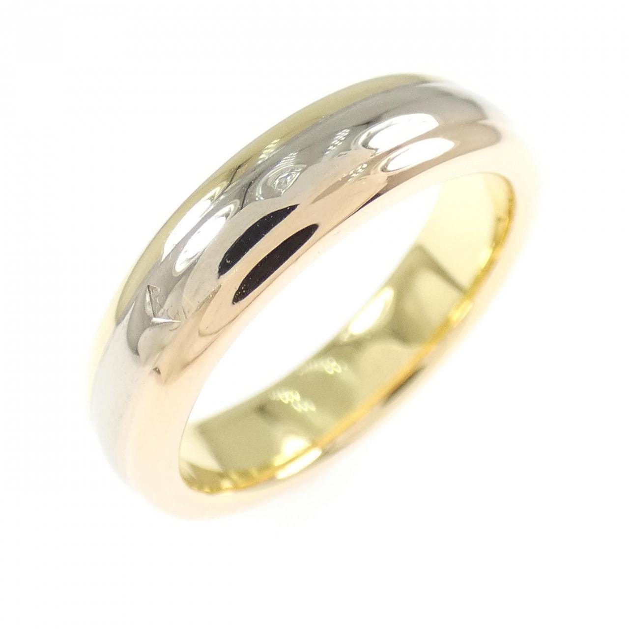 カルティエ スリーカラーウェディング リング