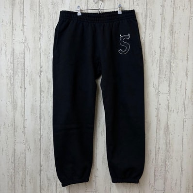 Supreme S Logo Sweatpant "Black" (22FW)