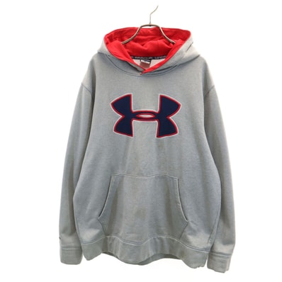 UNDER ARMOUR アンダーアーマー 長袖 ビックサイズ スウェットパーカー XXL グレー