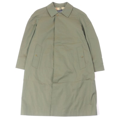 美品 バーバリー
ステンカラーコート 玉虫色 メンズ 92-170