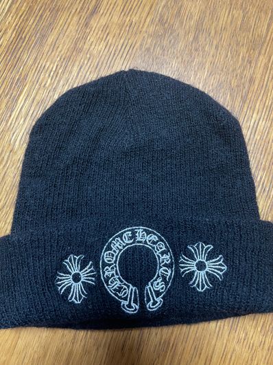 Chrome Hearts Wool Watch Cap Horseshoe "Black"
