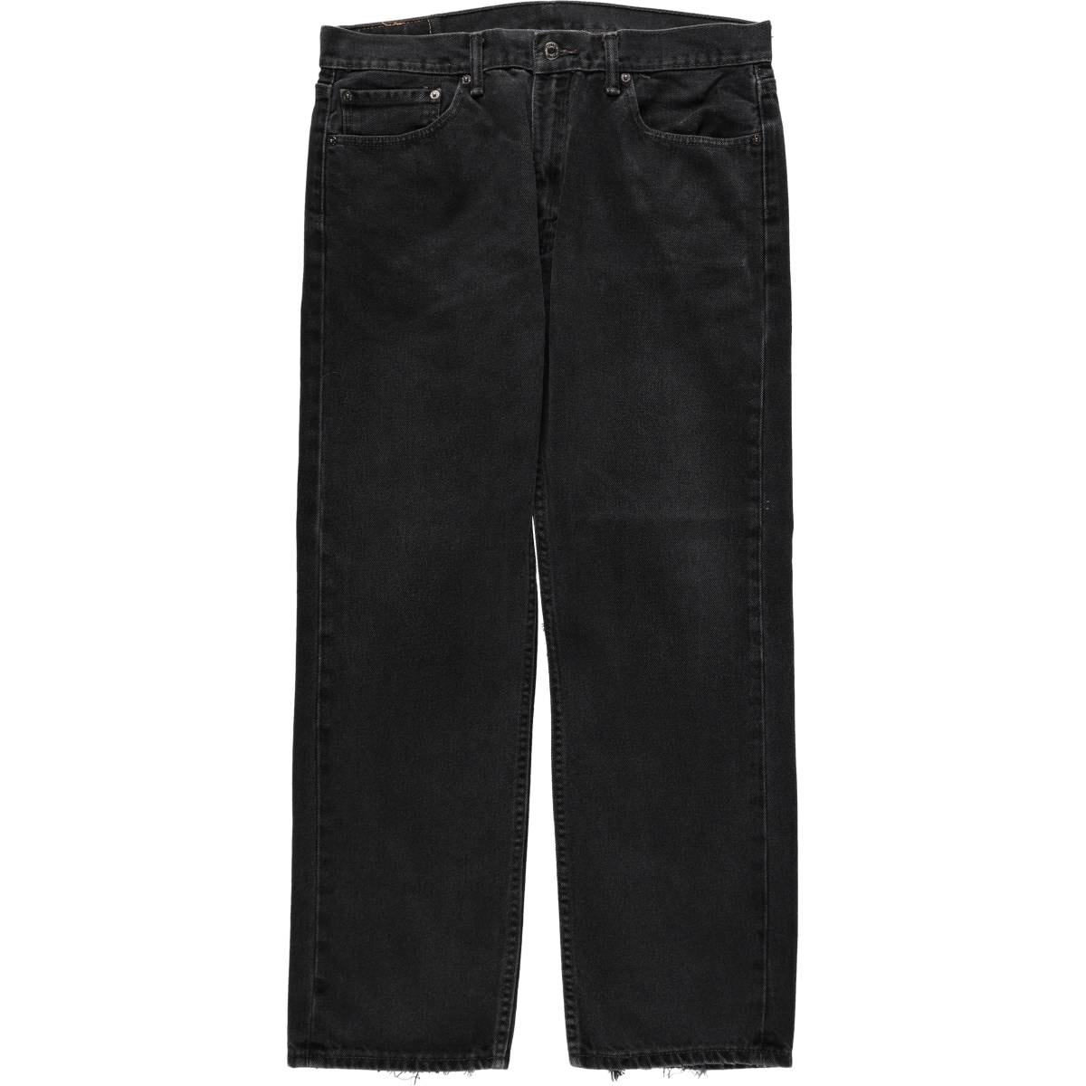 古着 リーバイス Levi's 505 ブラックデニム テーパードデニムパンツ メンズw36相当/eaa668323