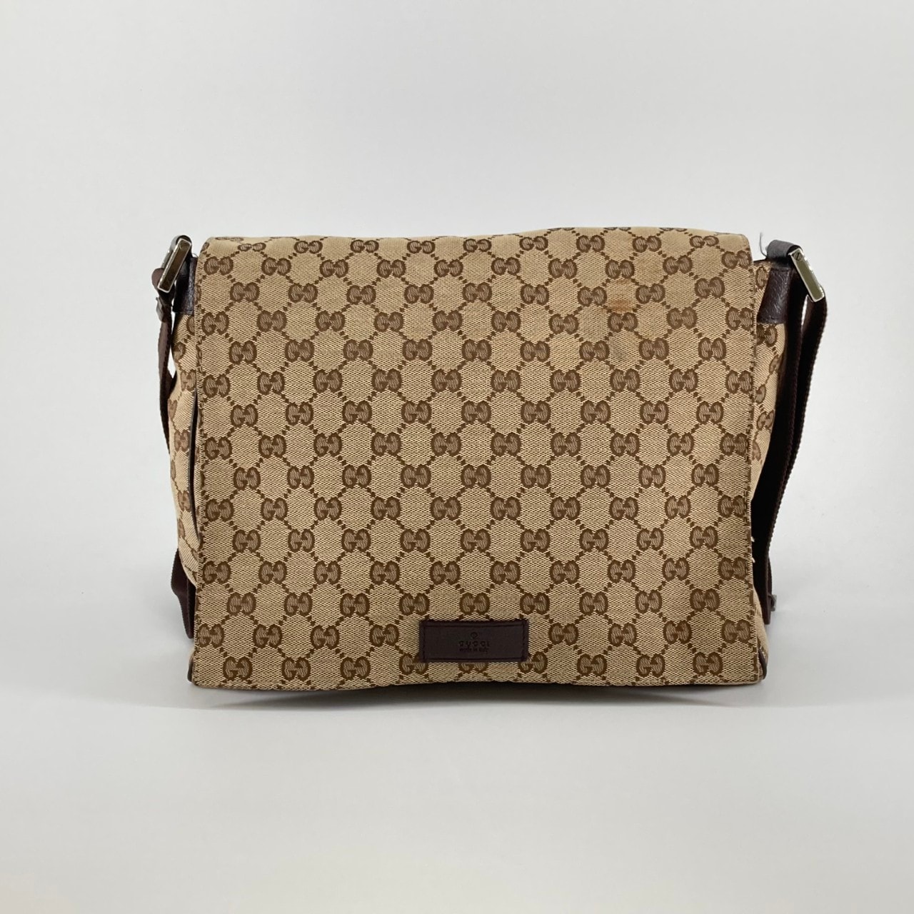 GUCCI(グッチ) GGキャンバス 146236 ショルダーバッグ ブラウン
