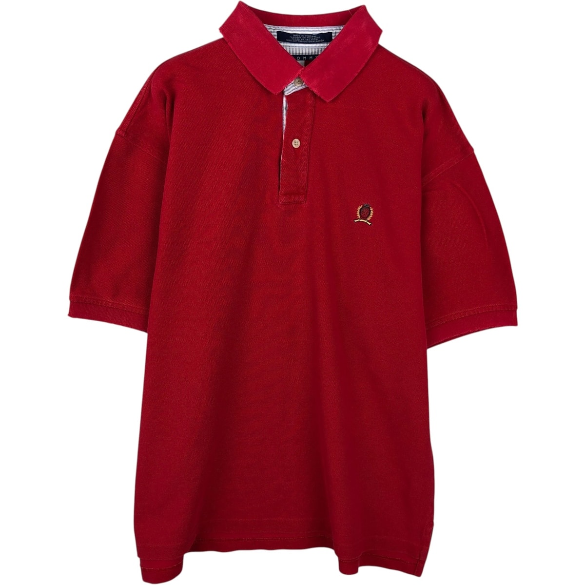 古着 90年代~ トミーヒルフィガー TOMMY HILFIGER 半袖 ポロシャツ メンズM相当 ヴィンテージ/eaa643576