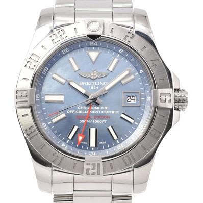ブライトリング BREITLING A32390 アベンジャーII GMT 自動巻き メンズ 美品 P#145749