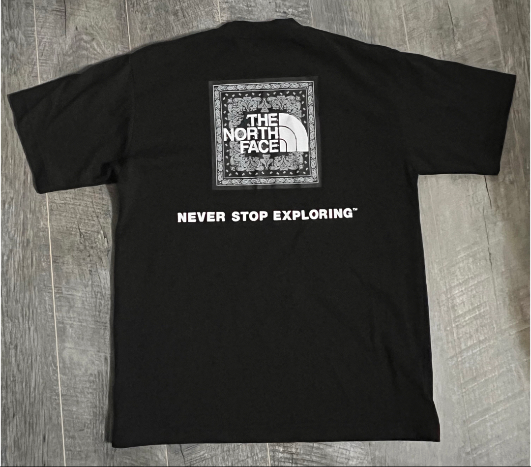 The North Face Short Sleeve Bandana Square Logo Tee "Black"