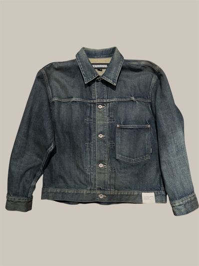 NEIGHBORHOOD Washed Denim Type-1 Jacket "Indigo"