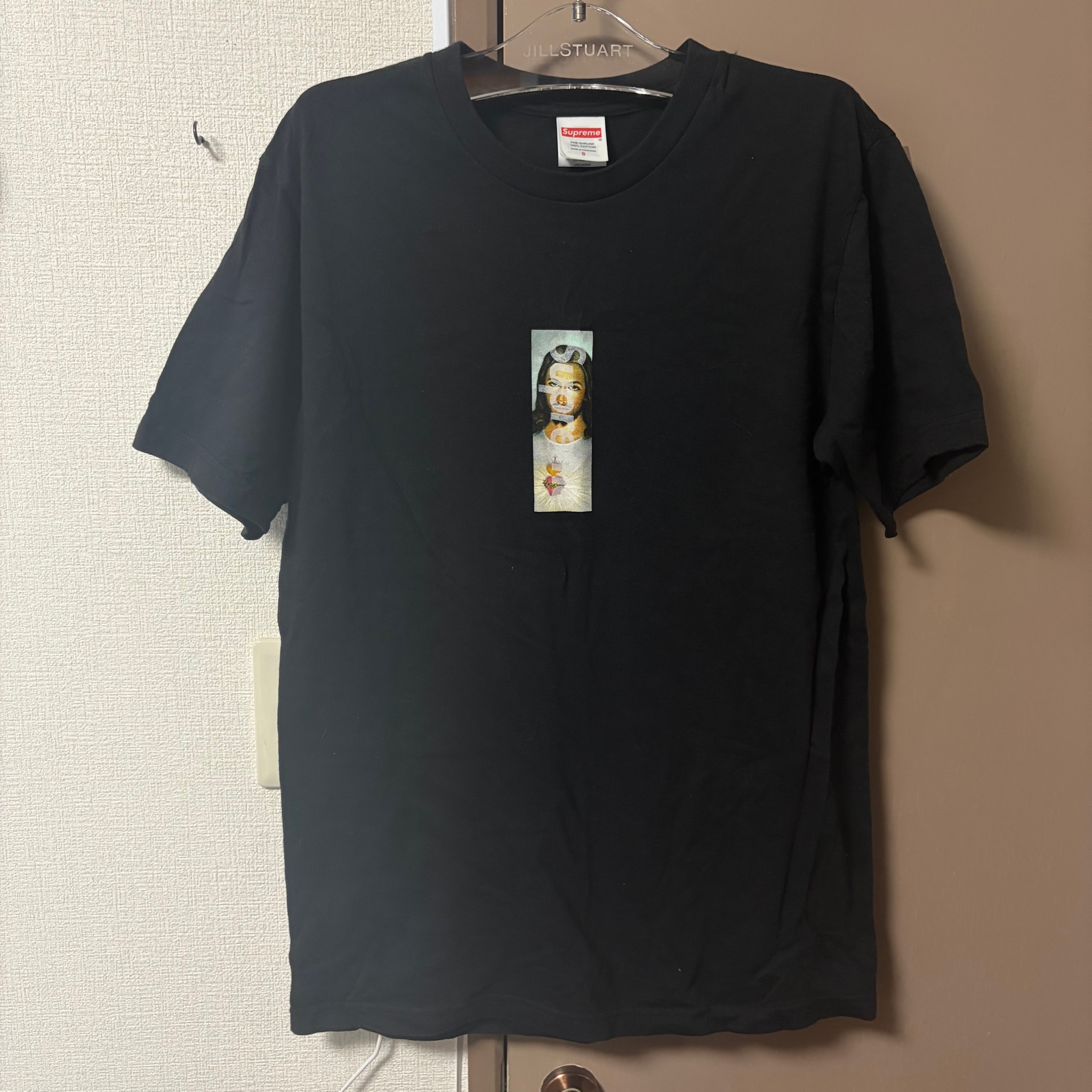 Supreme Prayer Card Box Logo Tee "Black"