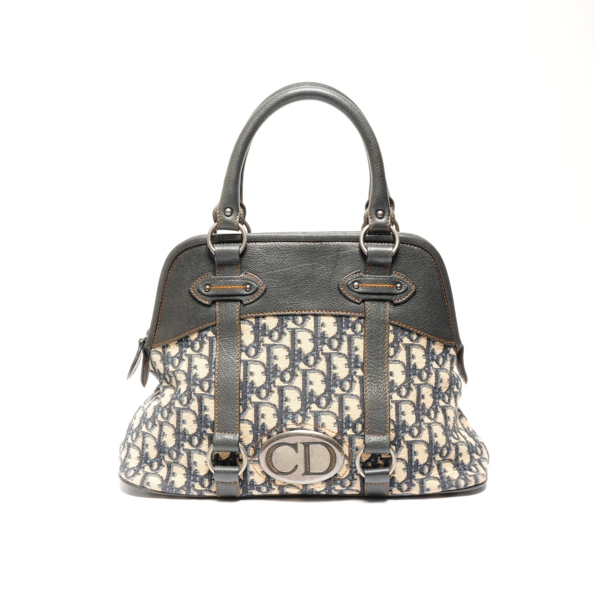 ディオール Dior キャンバス トロッター ハンドバッグ【中古】