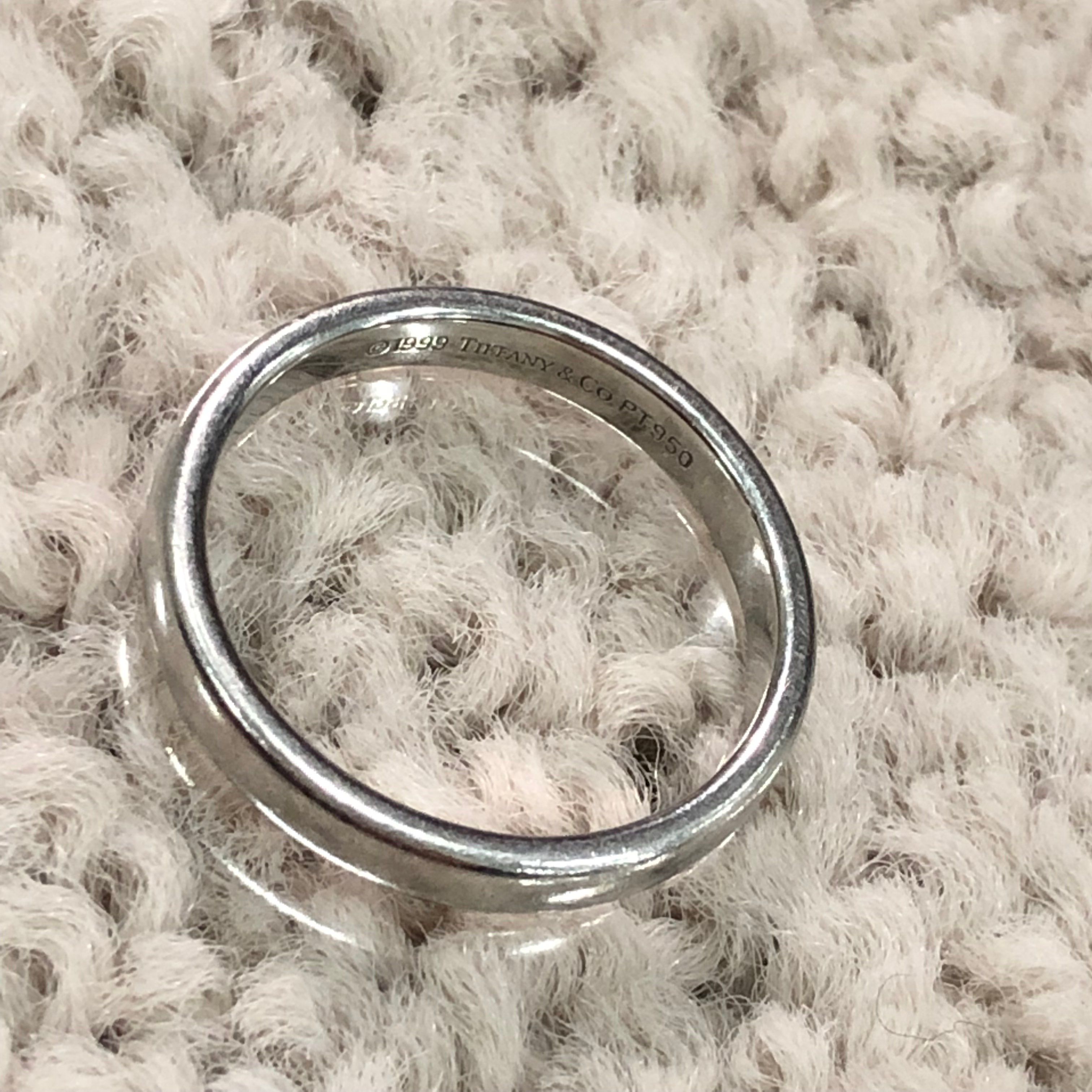 ティファニークラシックバンド PT950 4.8g リング 13号