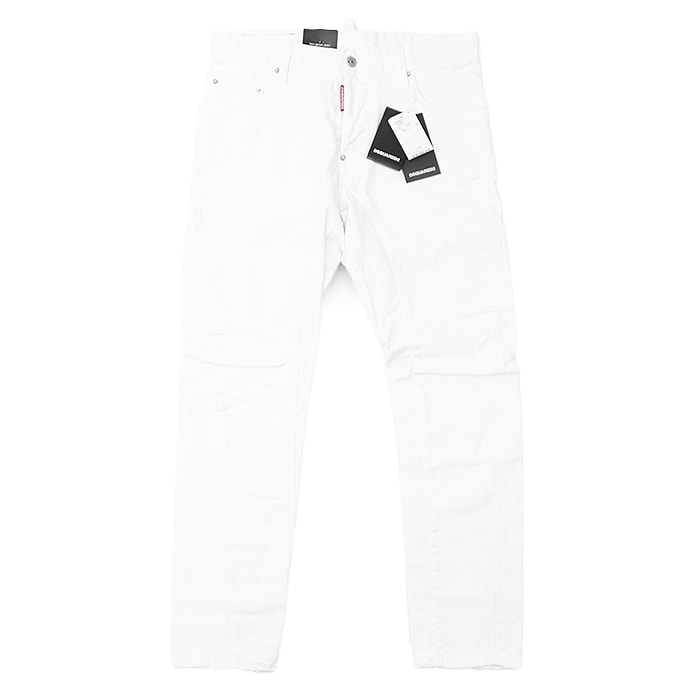 美品 ディースクエアード デニム ジーンズ パンツ メンズ ホワイト 44 DSQUARED2