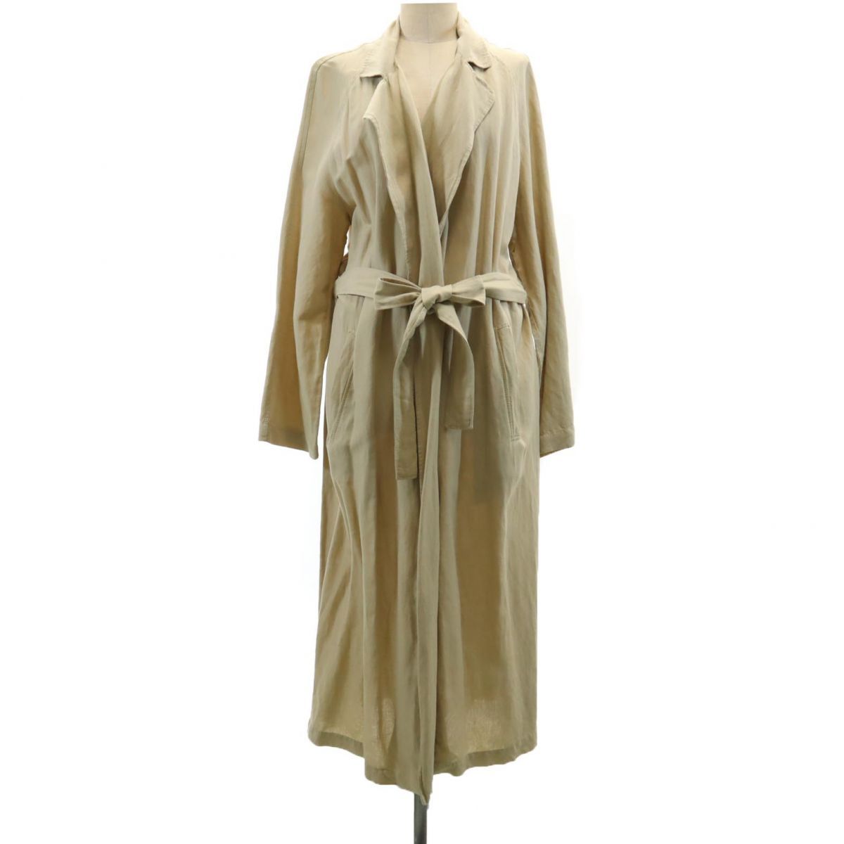 ZARA 長袖 リネンブレンド スプリングコート